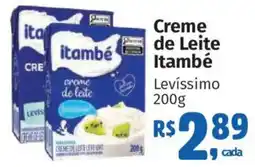 Supermercados Mateus Creme de Leite Itambé Levíssimo oferta