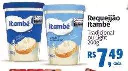 Supermercados Mateus Requeijão Itambé oferta