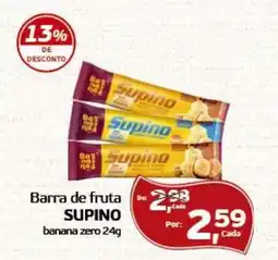 Cometa Supermercados Barra de fruta SUPINO banana zero oferta