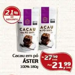 Cometa Supermercados Cacau em pó ÁSTER 100% oferta