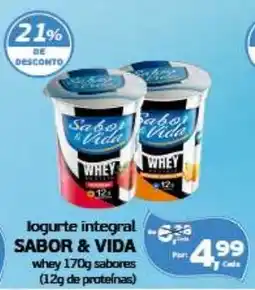 Cometa Supermercados logurte integral SABOR & VIDA oferta