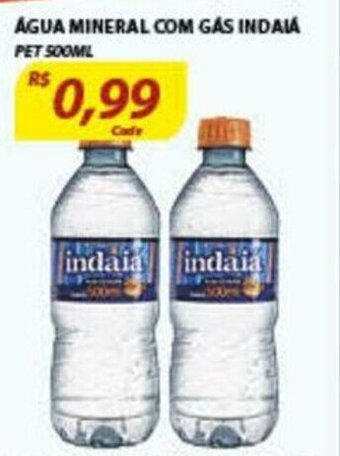 Assaí Atacadista Agua Mineral com gas Indaia 500ml oferta