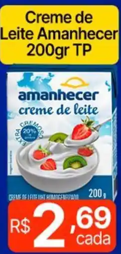 Supermercados Santa Helena Creme de Leite Amanhecer oferta