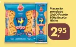 Supermercados Nori Macarrão semolado: GALO Pacote oferta