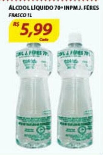 Assaí Atacadista Alcool liquido 70 INPM J.Feres 1L oferta