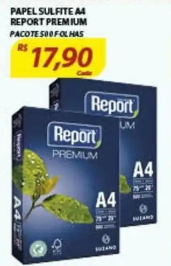 Assaí Atacadista Papel Sulfite A4 Report Premium oferta