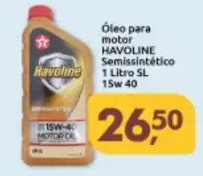 Supermercados Nori Óleo para motor HAVOLINE Semissintético oferta