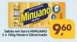 Supermercados Nori Sabão em barra MINUANO Neutro Glicerinado oferta