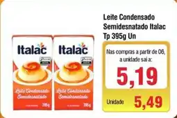 Spani Atacadista Leite Condensado Semidesnatado Italac Tp oferta
