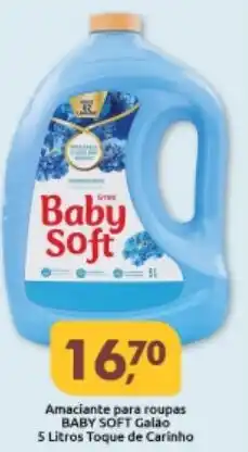 Supermercados Nori Amaciante para roupas BABY SOFT Galão Toque de Carinho oferta