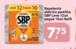 Supermercados Nori Repelente elétrico pastilha SBP oferta