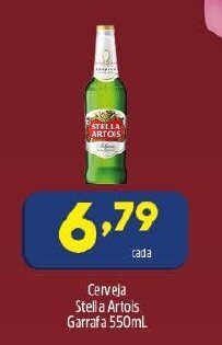 Arena Atacado Cerveja Stella Artois Garrafa 550ml oferta