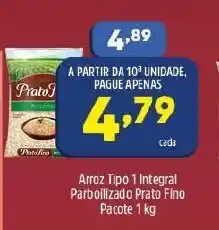 Arena Atacado Arros Tipo 1 Integral Parboilizado Prato Fino Pacote 1kg oferta