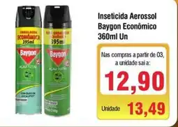 Spani Atacadista Inseticida Aerossol Baygon Econômico Un oferta