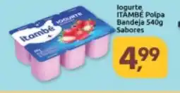 Supermercados Nori logurte ITAMBÉ Polpa Bandeja Sabores oferta