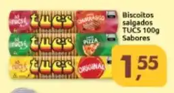 Supermercados Nori Biscoitos salgados TUCS Sabores oferta