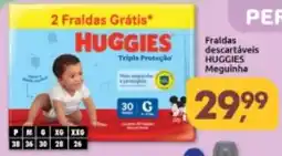 Supermercados Nori Fraldas descartáveis HUGGIES Meguinha oferta