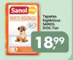 Supermercados Nori Tapetes higiênicos SANOL DOG 7un oferta