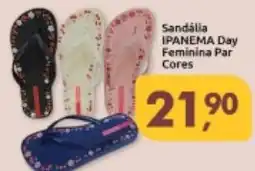 Supermercados Nori Sandália IPANEMA Day Feminina Par Cores oferta