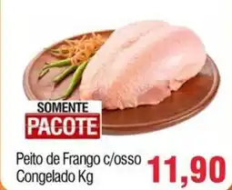 Spani Atacadista Peito de Frango c/osso Congelado oferta