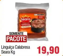 Spani Atacadista Linguiça Calabresa Seara oferta
