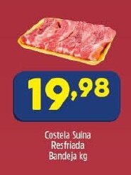 Arena Atacado Costela Suina Resfriada Bandeja 1kg oferta