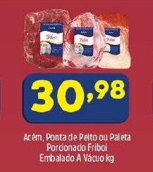 Arena Atacado Acem, Paleta de Peito ou Paleta Pocionado Friboi Embalado a vacuo 1kg oferta