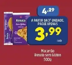 Arena Atacado Macarrao Renata sem Gluten 500g oferta
