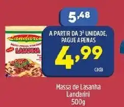 Arena Atacado Massa de Lasanha Landarini 500g oferta