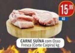 Dovale Carne Suina com osso fresca 1kg oferta