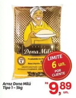 Fort Atacadista Arroz Dona Milú Tipo 1 oferta