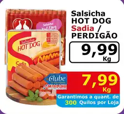 Mialich Supermercados Salsicha HOT DOG Sadia / PERDIGÃO oferta