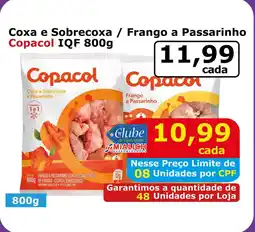 Mialich Supermercados Coxa e Sobrecoxa / Frango a Passarinho Copacol IQF oferta