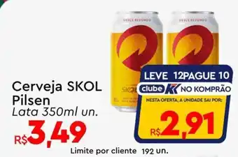 Cerveja SKOL Pilsen