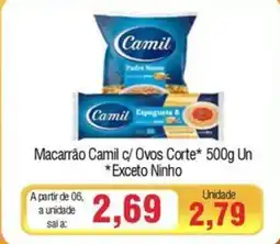 Spani Atacadista Macarrão Camil c/ Ovos Corte oferta