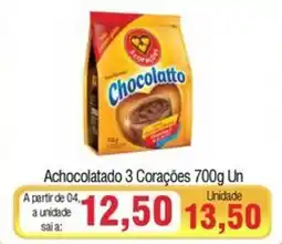 Spani Atacadista Achocolatado 3 Corações oferta