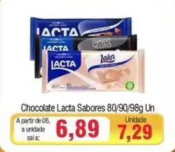 Spani Atacadista Chocolate Lacta Sabores oferta