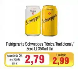 Spani Atacadista Refrigerante Schweppes Tônica Tradicional/ Zero Lt Un oferta