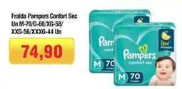 Spani Atacadista Fralda Pampers Confort Sec oferta