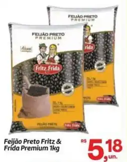 Fort Atacadista Feijão Preto Fritz & Frida Premium oferta