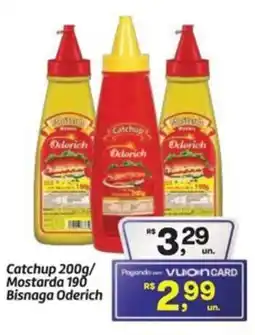 Fort Atacadista Catchup / Mostarda Bisnaga Oderich oferta