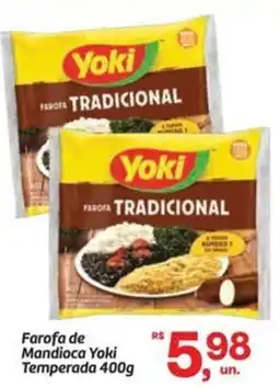Fort Atacadista Farofa de Mandioca Yoki Temperada oferta