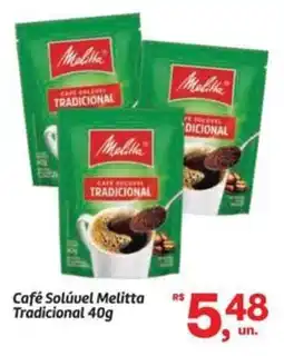 Fort Atacadista Café Solúvel Melitta Tradicional oferta
