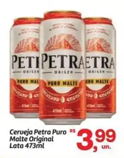 Fort Atacadista Cerveja Petra Puro Malte Original Lata oferta