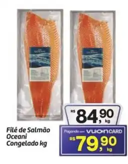 Fort Atacadista Filé de Salmão Oceani Congelado oferta