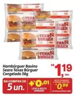 Fort Atacadista Hambúrguer Bouino Seara Texas Búrguer Congelado oferta