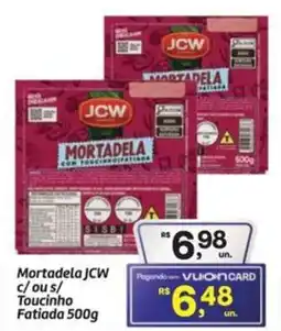 Fort Atacadista Mortadela JCW c/ ou s/ Toucinho Fatiada oferta