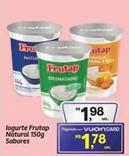Fort Atacadista logurte Frutap Natural Sabores oferta