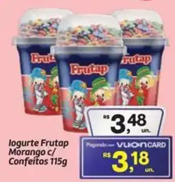 Fort Atacadista logurte Frutap Morango c/ Confeitos oferta