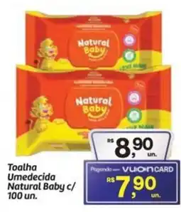 Fort Atacadista Toalha Umedecida Natural Baby oferta